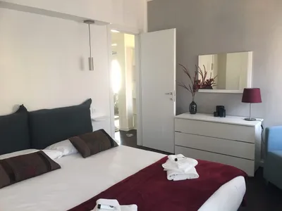Erbe Terrace — camera matrimoniale blu